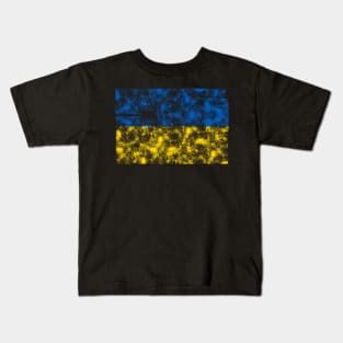 Ukraine Flag Kids T-Shirt